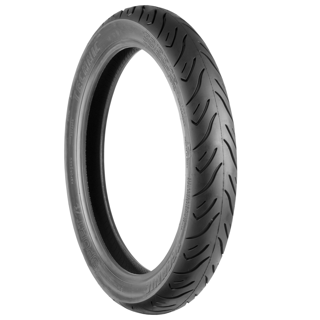 Pneu p/ moto aro 18 * 90/90-18 - tras. cg 125/150/160, titan, fan, ybr 125, cbx 150/200, strada e similares (sport r) c/câm.